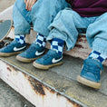 Load image into Gallery viewer, Navy Checkered
