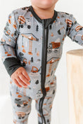 Load image into Gallery viewer, Bamboo One Piece Zip Pajama - Mason