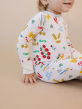 Load image into Gallery viewer, Bamboo Zip Romper | Pasta Club