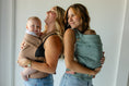 Load image into Gallery viewer, Monroe x Coco Bloom – Neutral Cotton Baby Carrier (7–35 lbs)