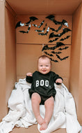 Load image into Gallery viewer, BOO Ghost Sweatshirt Romper