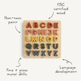 Load image into Gallery viewer, Wooden Alphabet Puzzle