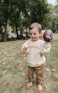 Load image into Gallery viewer, Cream ‘Gameday’ Crewneck Sweatshirt