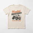 Load image into Gallery viewer, HAUNTED HORSEPOWER HALLOWEEN TEE - VINTAGE CREAM