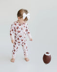 Load image into Gallery viewer, Bamboo Zip Romper | Game Day