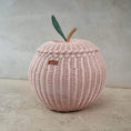 Load image into Gallery viewer, Apple Storage Basket Pink - Medium