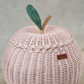 Load image into Gallery viewer, Apple Storage Basket Pink - Medium