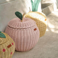 Load image into Gallery viewer, Apple Storage Basket Pink - Medium
