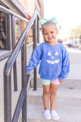 Load image into Gallery viewer, Pastel Gingham Jack-o-Lantern Crewneck Sweatshirt or Romper
