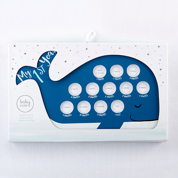 My First Year Whale Hanging Frame