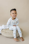 Load image into Gallery viewer, Snugglesaurus 2pc Henley Bamboo Pajamas - Sizes Newborn & Up!