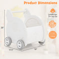 Load image into Gallery viewer, Baby Walker Push Toy with Handle for Boys Girls of 3+ Years Old-White