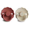 Load image into Gallery viewer, FRIGG Daisy Natural Rubber Pacifier 2-Pack