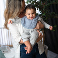 Load image into Gallery viewer, Muslin Bibs in Pacific Blue
