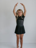 Load image into Gallery viewer, Black Sheer Skirted Leotard