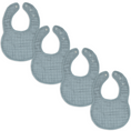 Load image into Gallery viewer, Muslin Bibs in Pacific Blue