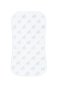 Load image into Gallery viewer, Blue Rocking Horse Burp Cloth