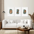 Load image into Gallery viewer, Cute Safari Baby Animals Set of 3 Art Prints