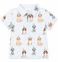 Load image into Gallery viewer, Boys Party Pups S/S Polo