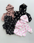 Load image into Gallery viewer, Hooded Bubble Romper | Mocha Bolts