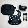 Load image into Gallery viewer, BLACKOUT COLLECTION Easy Scoop Suction Bowl