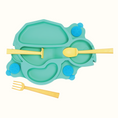 Load image into Gallery viewer, Turtle Training Plate and Utensils