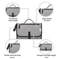 Load image into Gallery viewer, Portable Large Changing Pad in Solid Grey