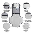 Load image into Gallery viewer, Portable Large Changing Pad in Solid Grey