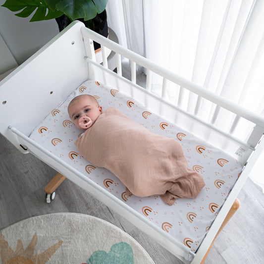 Muslin Swaddle Blanket in Blush, 1 Pack