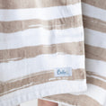Load image into Gallery viewer, The Kenzie Beach Towel - Brush Stripes