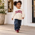Load image into Gallery viewer, Thankful Varsity Kids Tee or Sweatshirt (Cream)