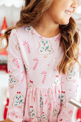 Load image into Gallery viewer, Christmas Cookies L/S Pocket Twirl Dress