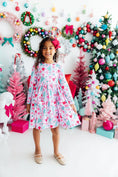 Load image into Gallery viewer, Cocoa Kisses L/S Pocket Twirl Dress