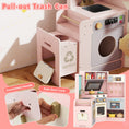 Load image into Gallery viewer, Corner Kitchen Toys with Lights and Sounds with Pull-out Trash Can and Stoves