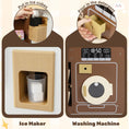 Load image into Gallery viewer, Corner Play Kitchen with Lights and Sounds for Ages 3+