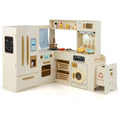 Load image into Gallery viewer, Corner Play Kitchen with Lights and Sounds for Ages 3+