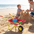 Load image into Gallery viewer, Costzon Kids Wheelbarrow with All-Terrain Wheels-Red