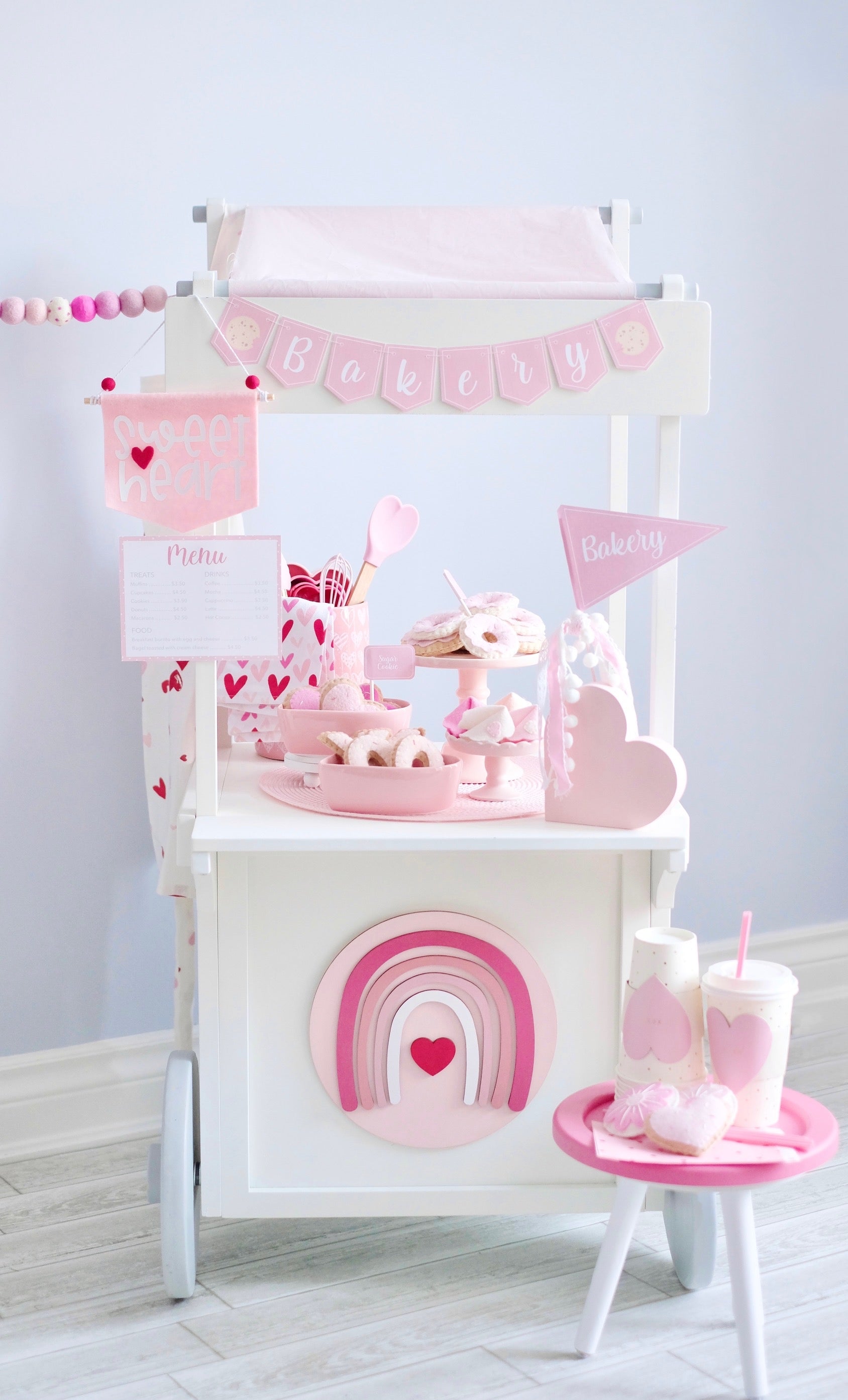 Valentines Bakery Printable Dramatic Play