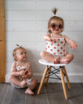 Load image into Gallery viewer, Red White & Blue Tulip Ribbed Bamboo 2pc Tank Set