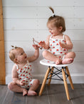 Load image into Gallery viewer, Red White & Blue Tulip Ribbed Bamboo 2pc Tank Set