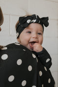 Load image into Gallery viewer, Bamboo Zip Pajamas | B&W Polka Dot