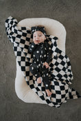 Load image into Gallery viewer, Bamboo Zip Pajamas | B&W Polka Dot