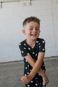 Load image into Gallery viewer, Bamboo Short Set | B&W Polka Dot