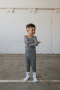 Load image into Gallery viewer, Bamboo Two Piece Pajamas | Black Gingham