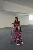Load image into Gallery viewer, Girl's Bamboo Button Up Lounge Set | Heather Rose Dot