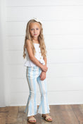 Load image into Gallery viewer, Light Blue Stripe Denim Pants
