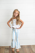 Load image into Gallery viewer, Light Blue Stripe Denim Pants
