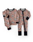 Load image into Gallery viewer, Bamboo Zip Romper | Desert Cowboy