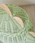 Load image into Gallery viewer, Dinosaur Storage Basket Mint Green - Large