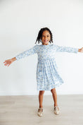 Load image into Gallery viewer, Dreidel Darling L/S Pocket Twirl Dress